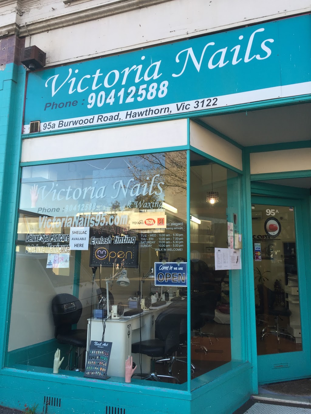 Victoria Nails | beauty salon | 95A Burwood Rd, Hawthorn VIC 3122, Australia | 0390412588 OR +61 3 9041 2588