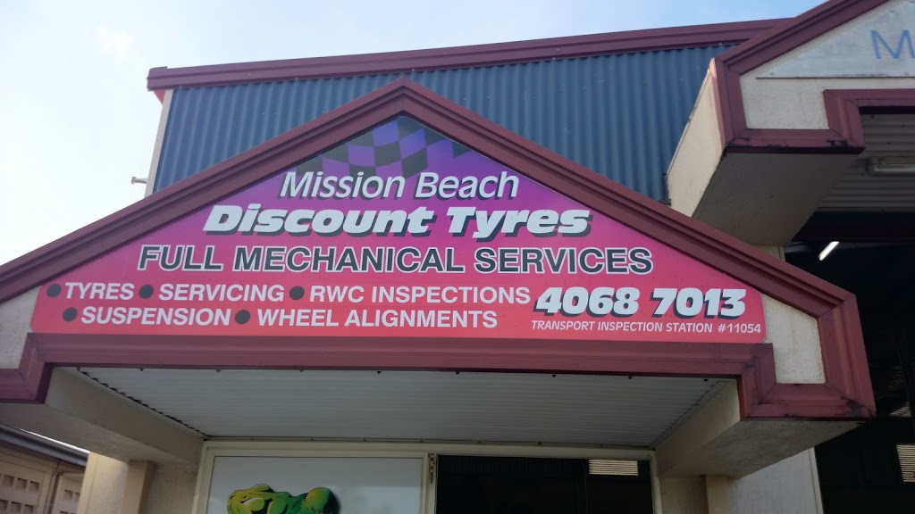 Mission Beach Discount Tyres and Mechanical | car repair | 3 Stephens St, Mission Beach QLD 4852, Australia | 0740687013 OR +61 7 4068 7013