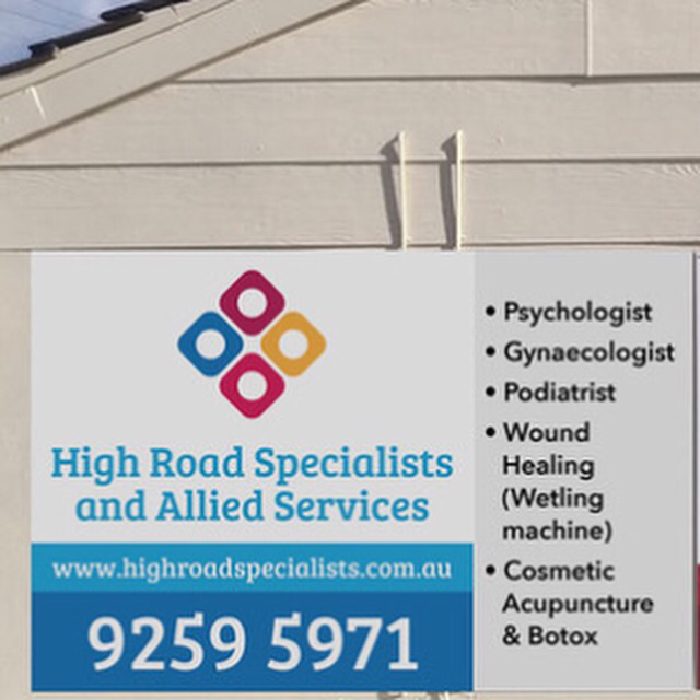 High Road Specialists & Allied Services | health | 38 Granville Way, Willetton WA 6155, Australia | 0892595971 OR +61 8 9259 5971