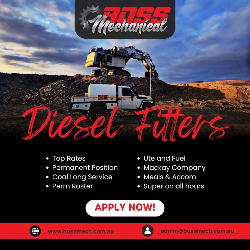 Boss Mechanical | 39 Coakley Ct, Erakala QLD 4740, Australia | Phone: 0407 170 900