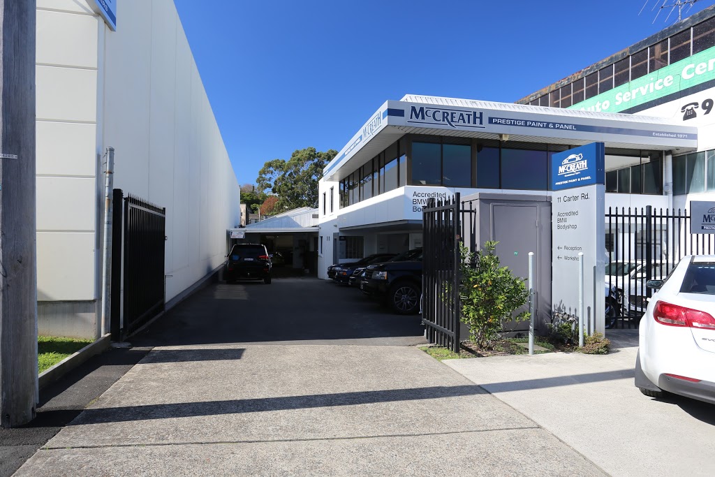 Mccreath Prestige Paint and Panel | 11 Carter Rd, Brookvale NSW 2100, Australia | Phone: (02) 9939 2530