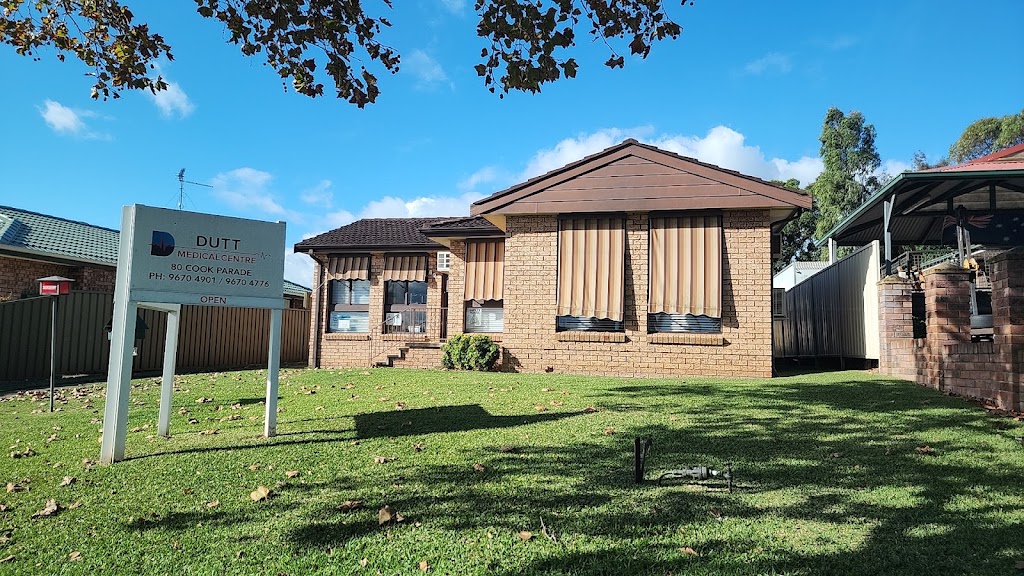 Dutt Medical Centre | 80 Cook Parade, St Clair NSW 2759, Australia | Phone: (02) 9670 4901