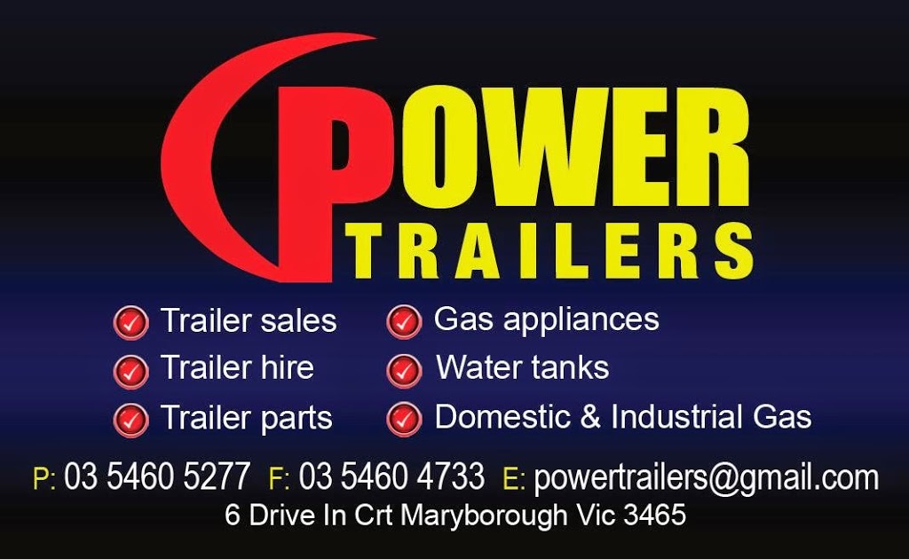 Power Trailers | 6 Drive in Ct, Maryborough VIC 3465, Australia | Phone: (03) 5460 5277