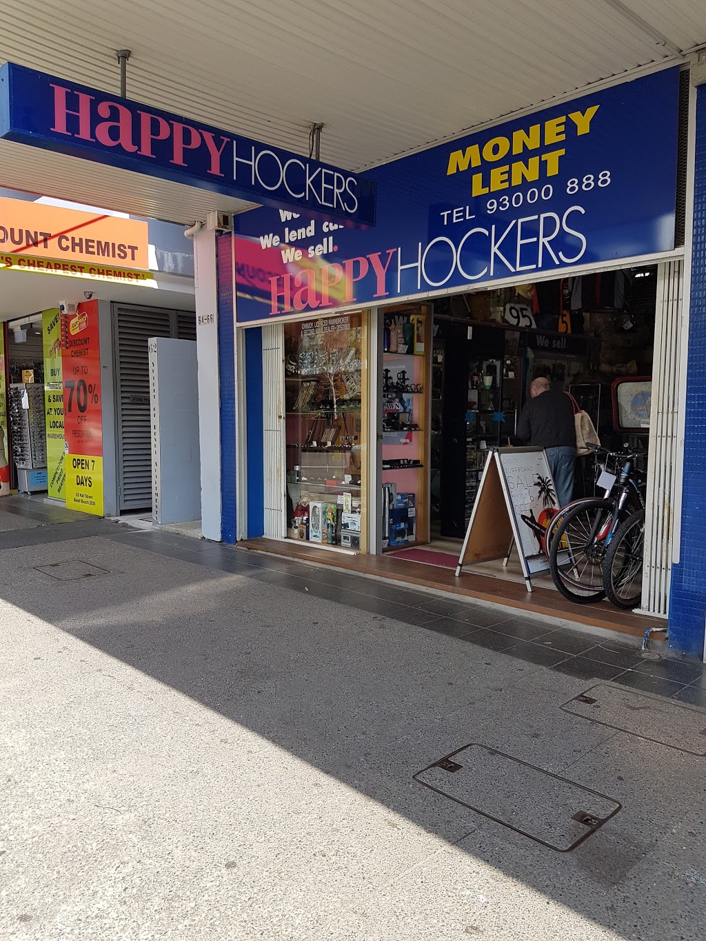 Happy Hockers | 64 Hall St, Bondi Beach NSW 2026, Australia | Phone: (02) 9300 0888