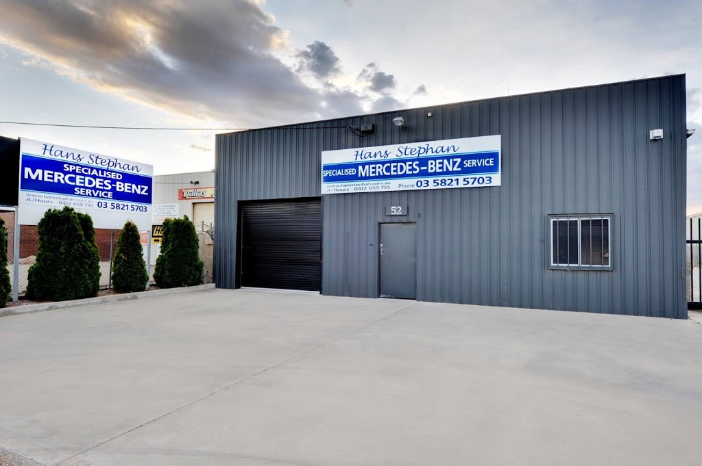 Hans Stephan Specialised Mercedes Benz Service | car repair | 52 Mitchell St, Shepparton VIC 3630, Australia | 0358215703 OR +61 3 5821 5703