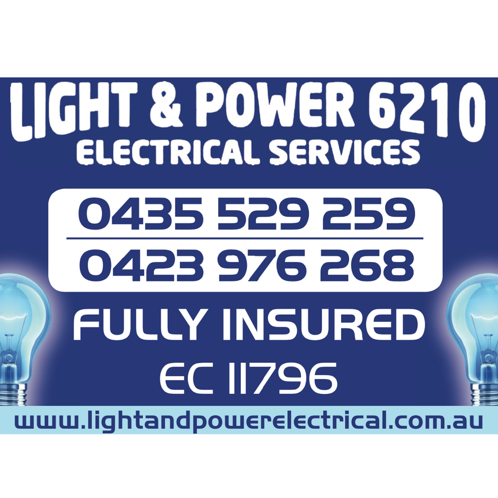 Light & Power 6210 Electrical Services | electrician | 11 Karrul Way, Mandurah WA 6210, Australia | 0435529259 OR +61 435 529 259