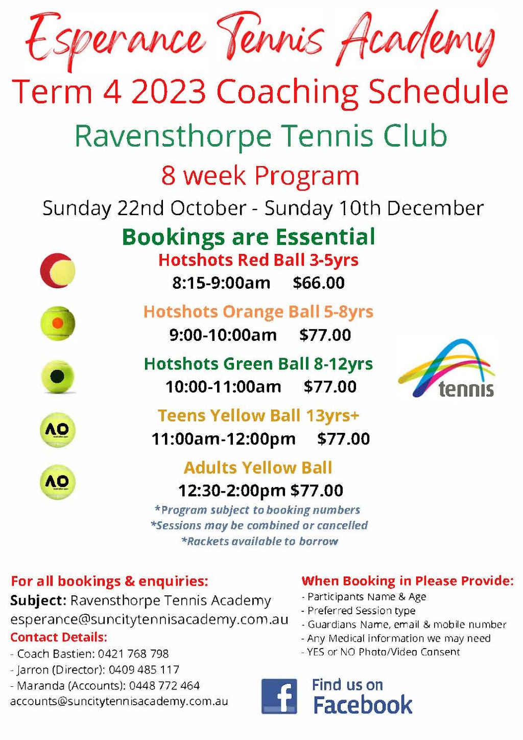 Ravensthorpe Tennis Club | Coleman St, Ravensthorpe WA 6346, Australia | Phone: 0427 507 561