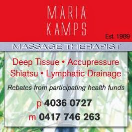 Cairns Massage - Maria Kamps | health | Lowanna Cl, Cairns City QLD 4868, Australia | 0417746263 OR +61 417 746 263