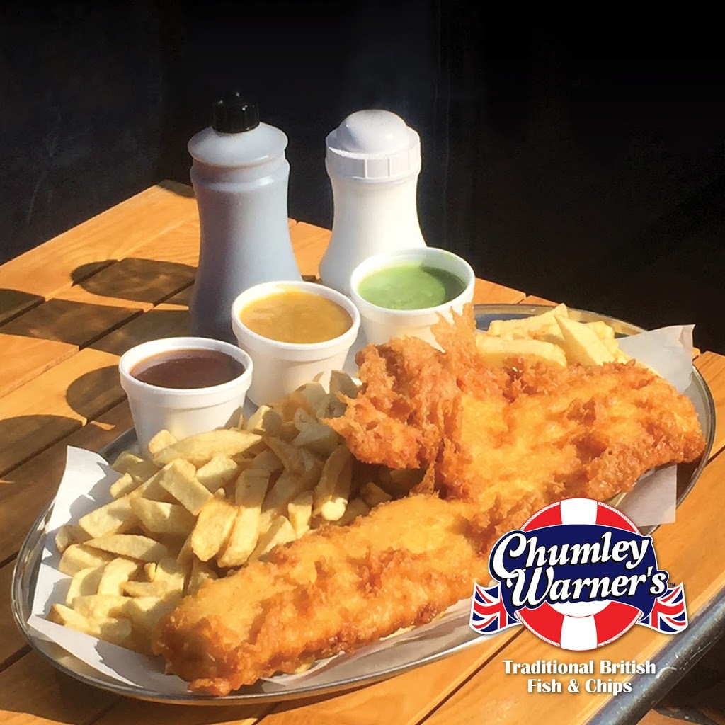 Chumley Warners Traditional British Fish & Chips | Shop 8/190 Birkdale Rd, Birkdale QLD 4159, Australia | Phone: (07) 3822 7787