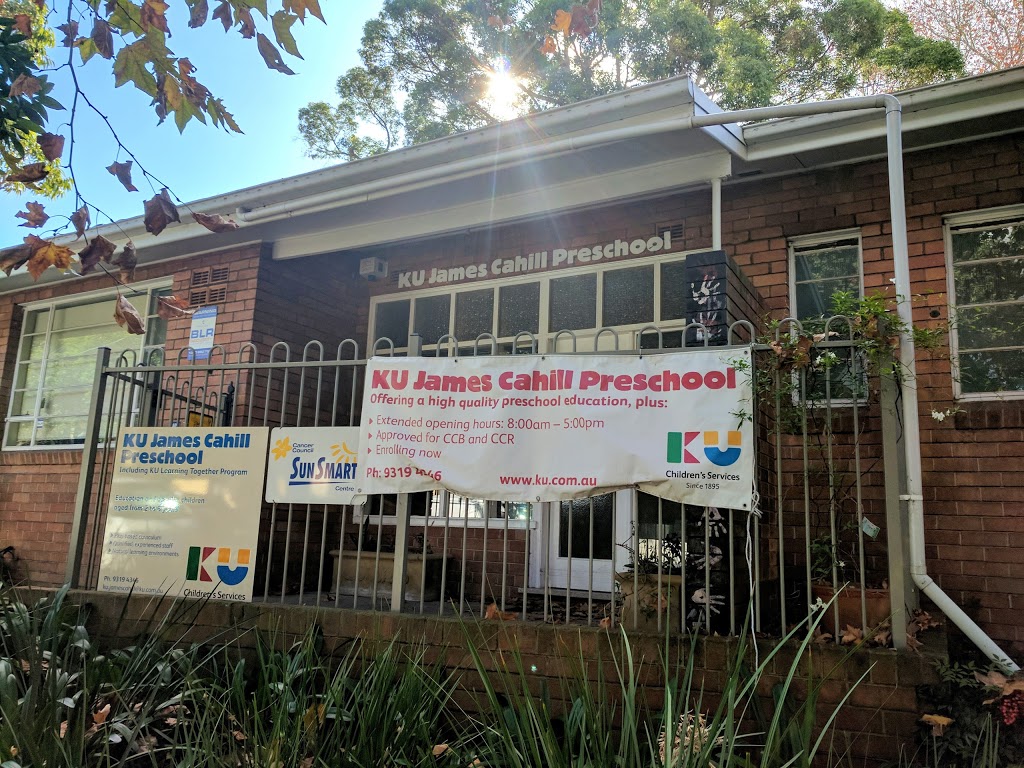 KU James Cahill Preschool | school | 7 Raglan St, Waterloo NSW 2017, Australia | 0293194346 OR +61 2 9319 4346