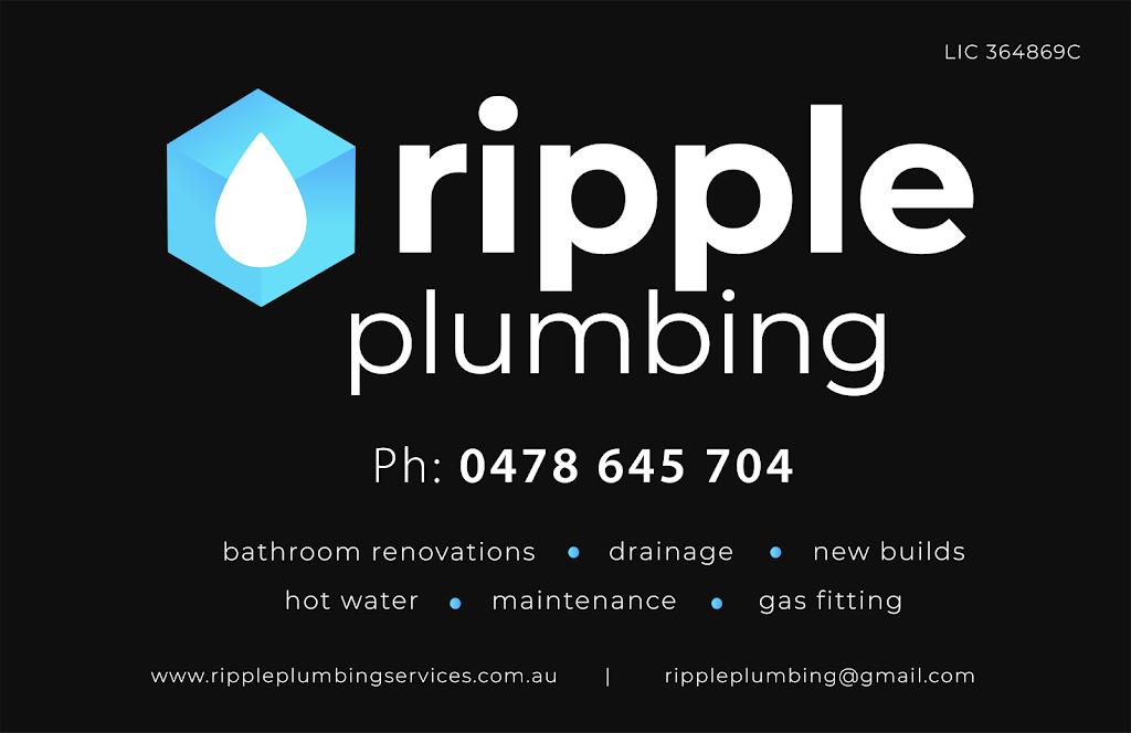 Ripple Plumbing & Hot Water | 35A Liffey Ave, Cumbalum NSW 2478, Australia | Phone: 0478 645 704 Ripple Plumbing & Hot Water | 35A Liffey Ave, Cumbalum NSW 2478, Australia | Phone: 0478 645 704