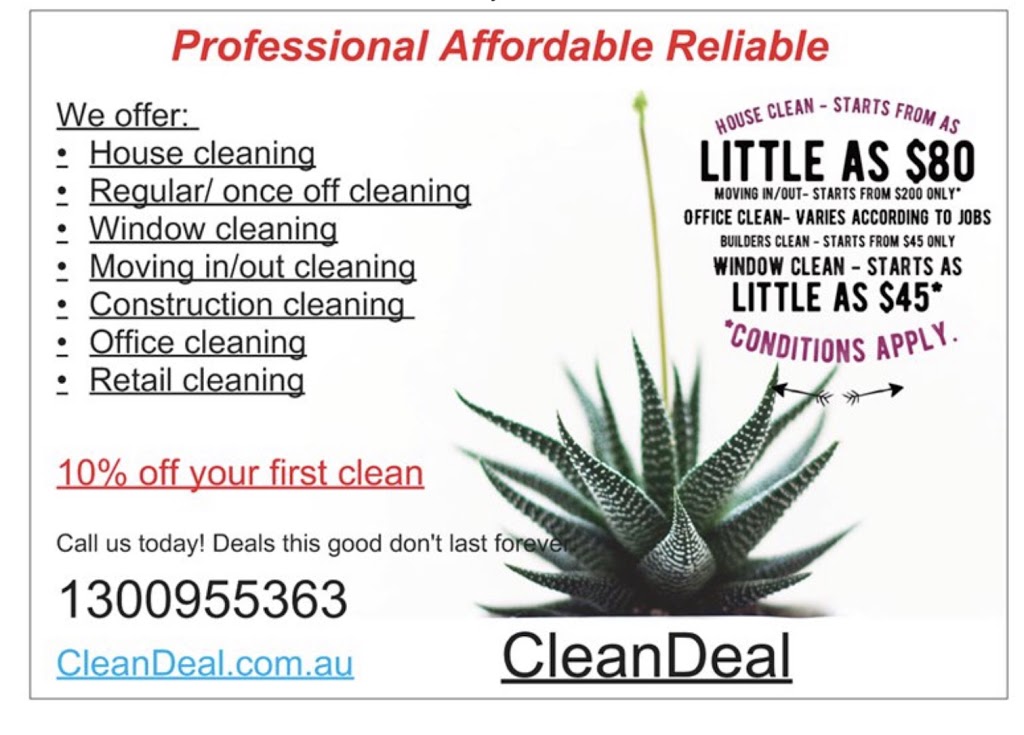 CleanDeal | health | 1 Argyle Ave, Dubbo NSW 2830, Australia | 1300955363 OR +61 1300 955 363