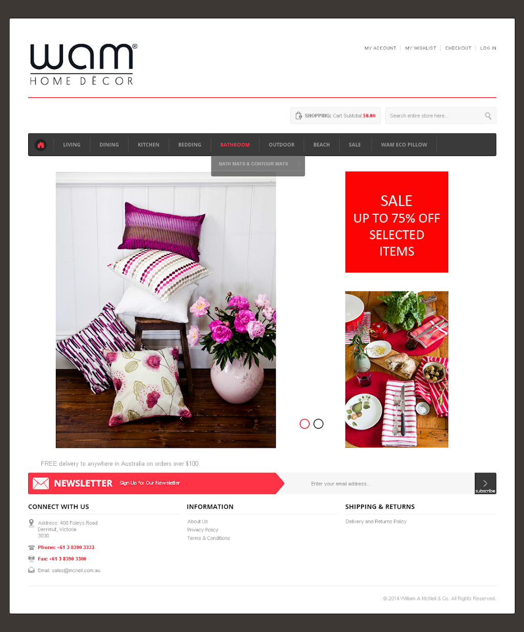 WAM Home Decor | home goods store | 400 Foleys Rd, Derrimut VIC 3030, Australia | 0383903333 OR +61 3 8390 3333