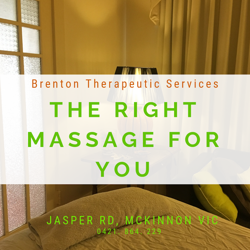 Brenton Therapeutic Services | 241 Jasper Rd, McKinnon VIC 3204, Australia | Phone: 0421 864 229