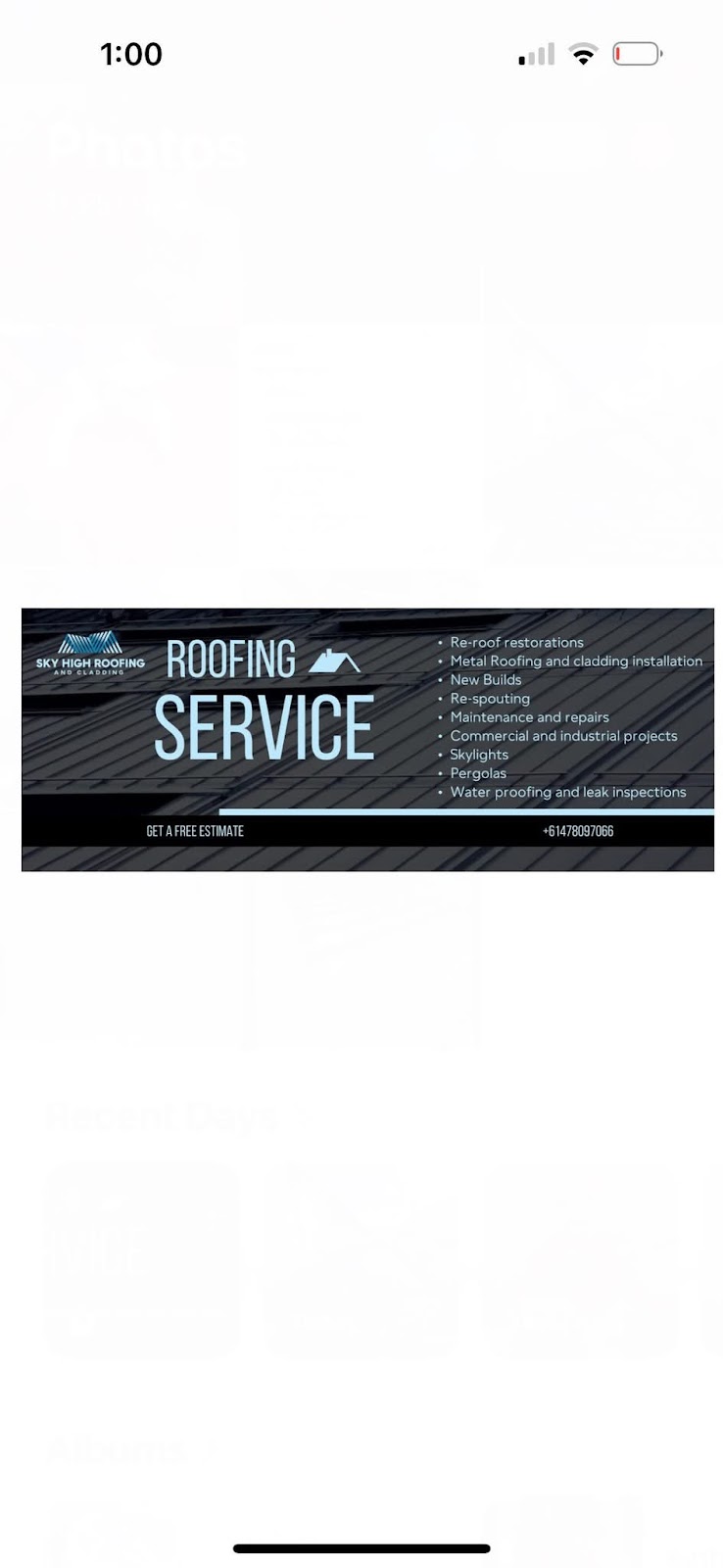 Sky High Roofing and Cladding | Ninks Rd, St Andrews VIC 3761, Australia | Phone: 0478 097 066