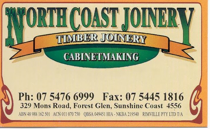 North Coast Joinery | 329 Mons Rd, Forest Glen QLD 4556, Australia | Phone: (07) 5476 6999