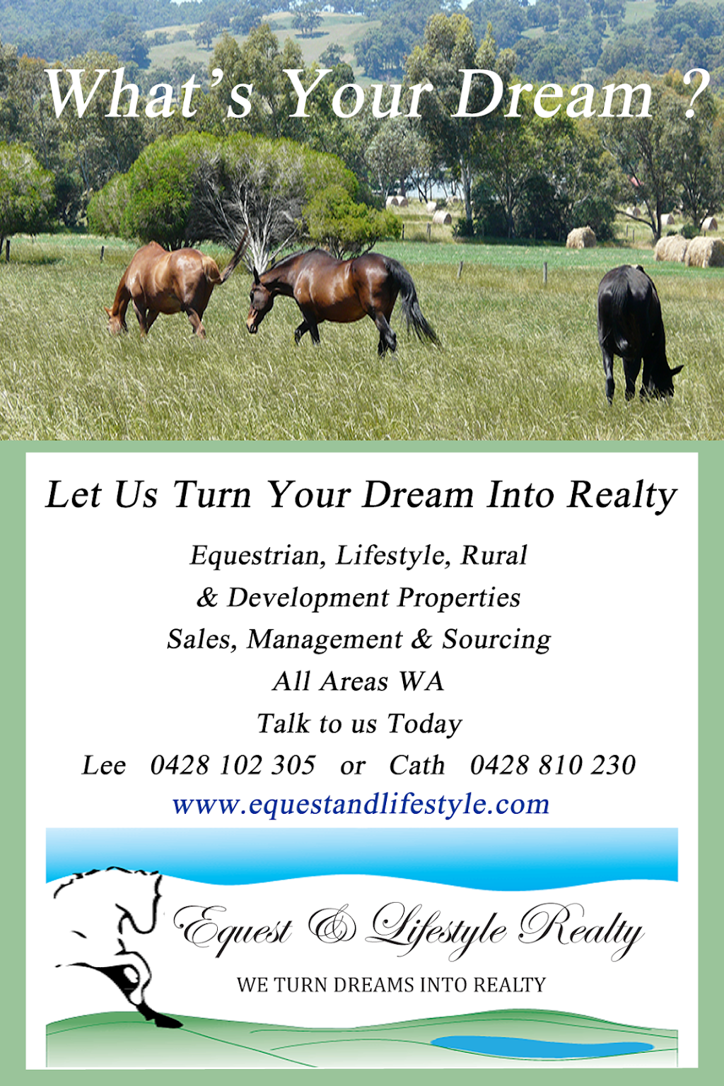 Equest and Lifestyle Realty | 15 Hayward St, Harvey WA 6220, Australia | Phone: 0428 810 230