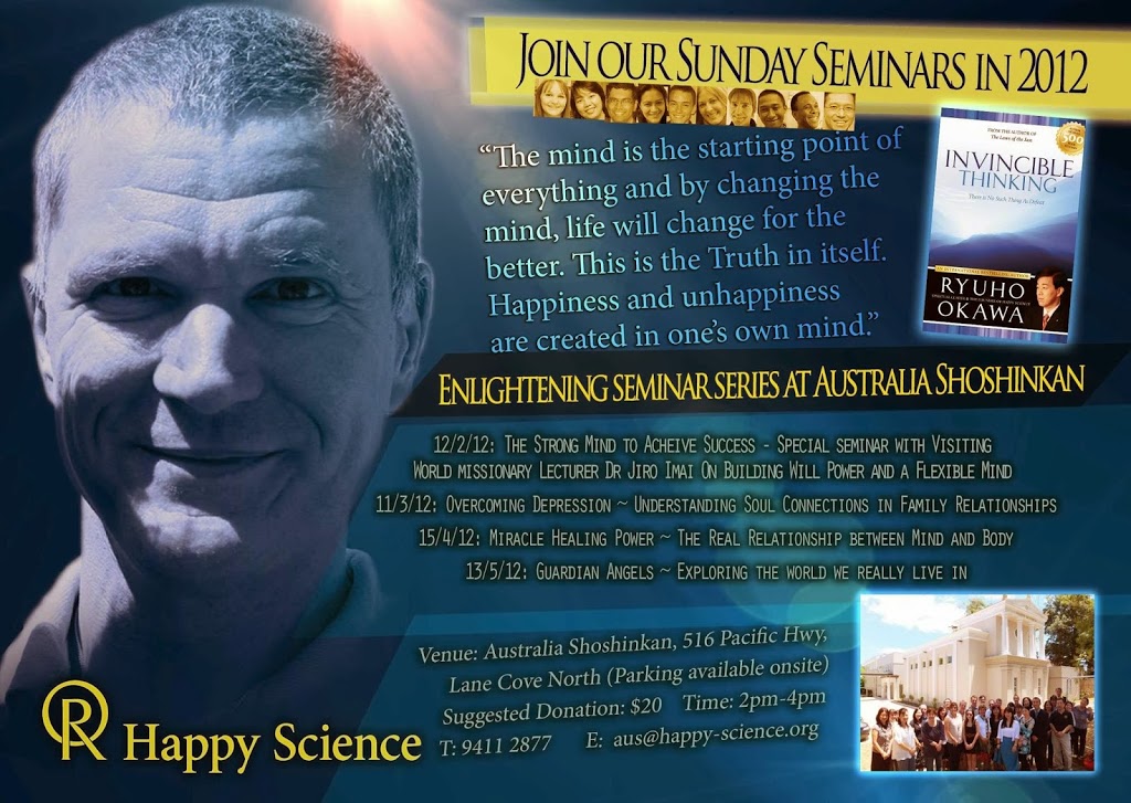Happy Science Australia Shoshinkan | 516 Pacific Hwy, Sydney NSW 2066, Australia | Phone: (02) 9411 2877