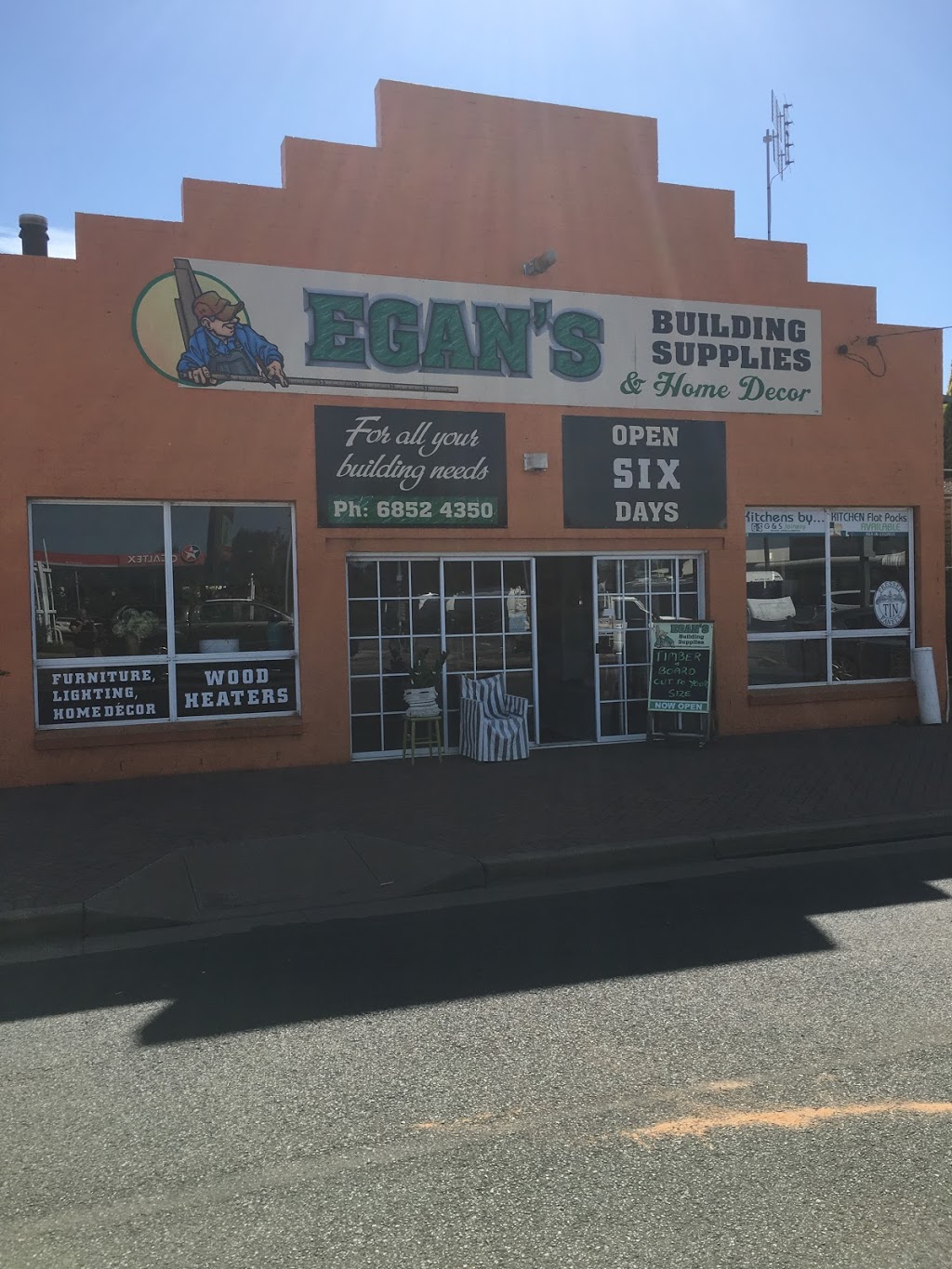 Egans Building Supplies | store | 21 Dowling St, Forbes NSW 2871, Australia | 0268524350 OR +61 2 6852 4350