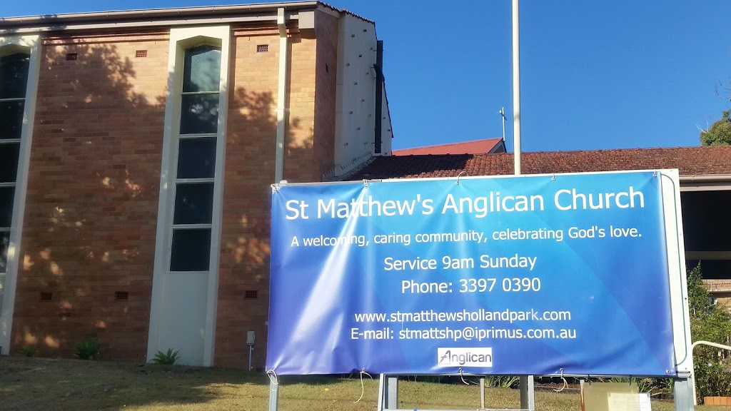 St. Matthews Anglican Church | church | 889 Logan Rd, Holland Park West QLD 4121, Australia | 0733970390 OR +61 7 3397 0390
