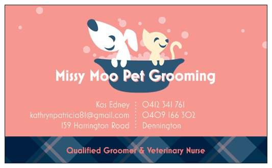 Missy Moo Pet Salon | 159 Harrington Rd, Dennington VIC 3280, Australia | Phone: 0412 341 761