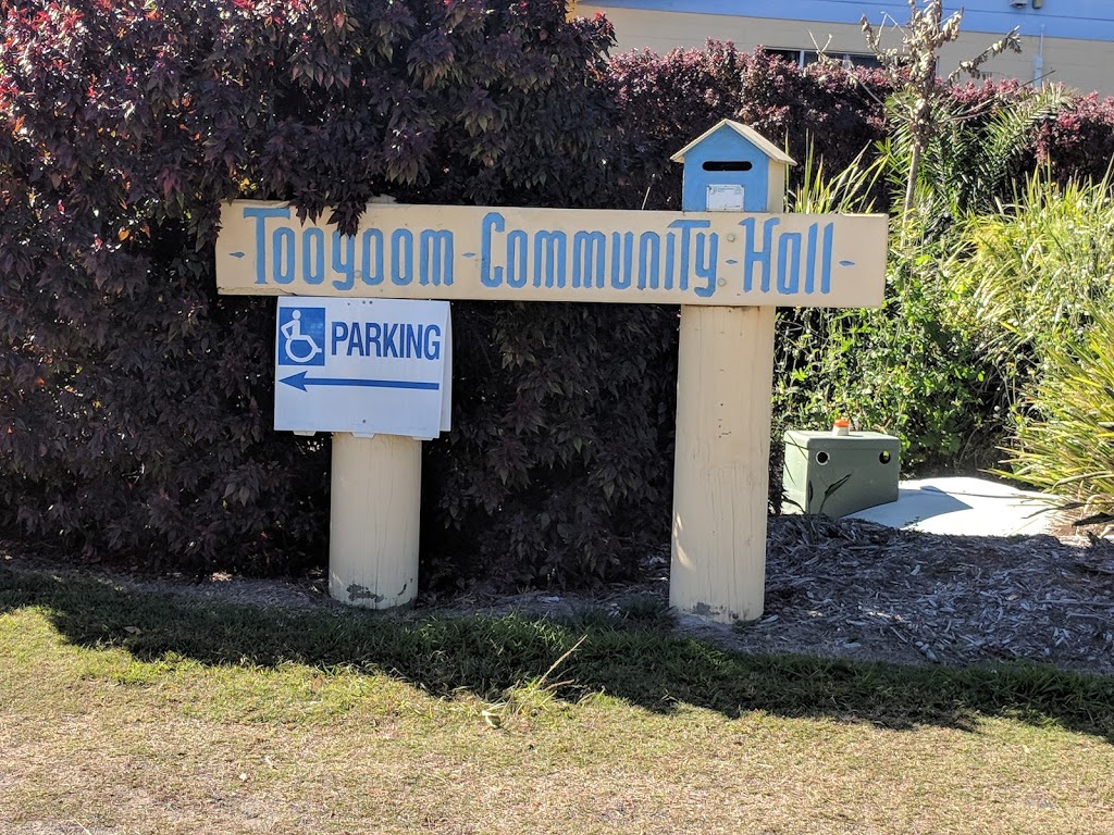 Toogoom Community Hall | CNR ORegan Creek Rd and, Toogoom Rd, Toogoom QLD 4655, Australia | Phone: 0418 389 269