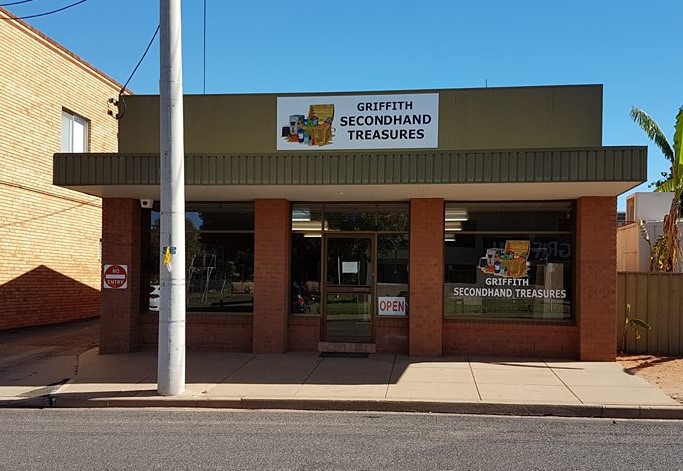 Griffith Secondhand Treasures | store | 34 Olympic St, Griffith NSW 2680, Australia | 0419629599 OR +61 419 629 599