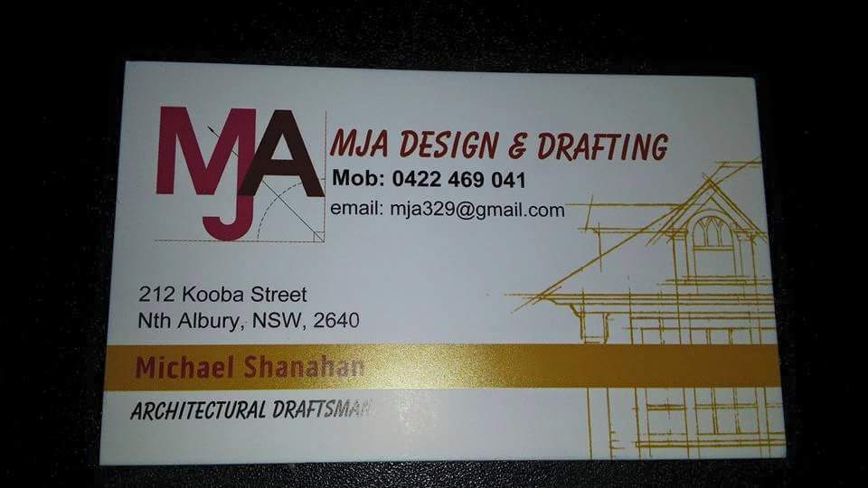 MJA Design & Drafting |  | 212 Kooba St, North Albury NSW 2640, Australia | 0422469041 OR +61 422 469 041