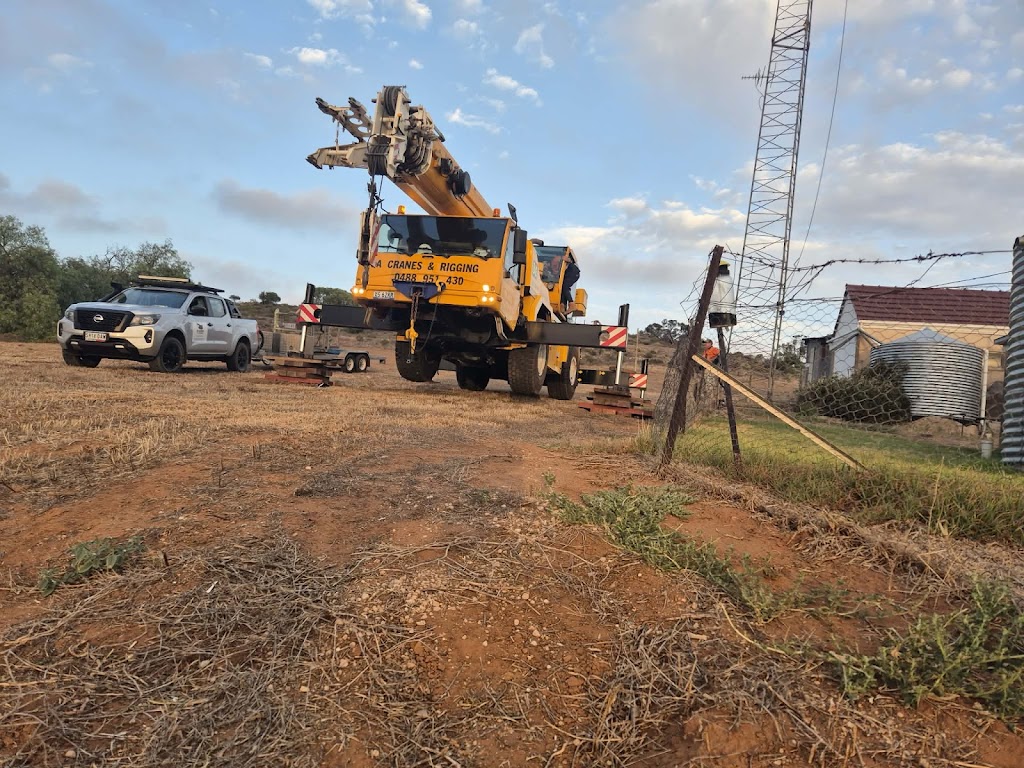 SA Cranes & Rigging | 965 Purnong Rd, Mannum SA 5238, Australia | Phone: 0488 951 430
