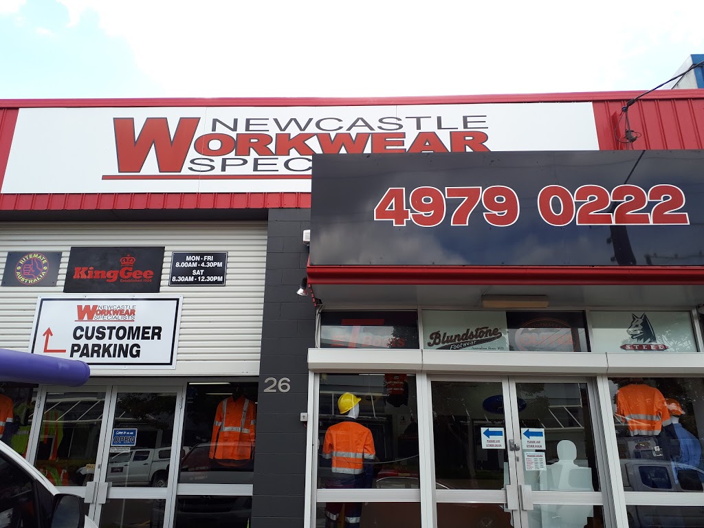 Newcastle Workwear Specialists | 26 Newton St, Broadmeadow NSW 2292, Australia | Phone: (02) 4979 0222