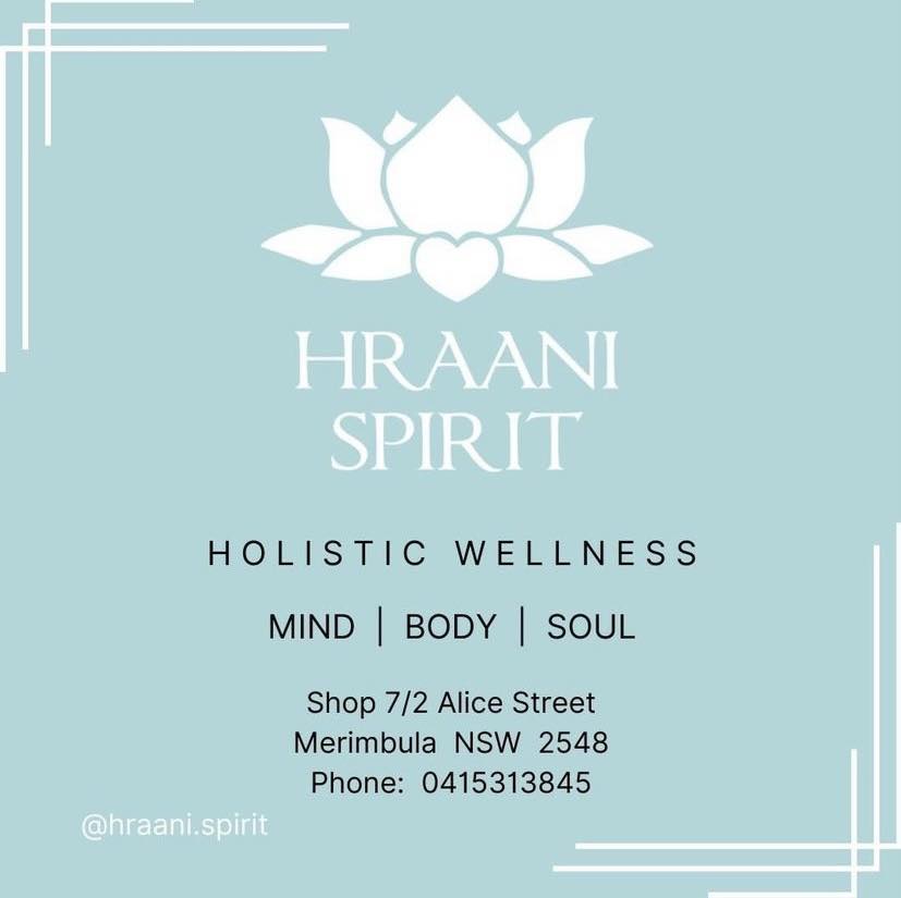 Hraani Spirit Holistic Wellness | To be advised, Tura Beach NSW 2548, Australia | Phone: 0415 313 845