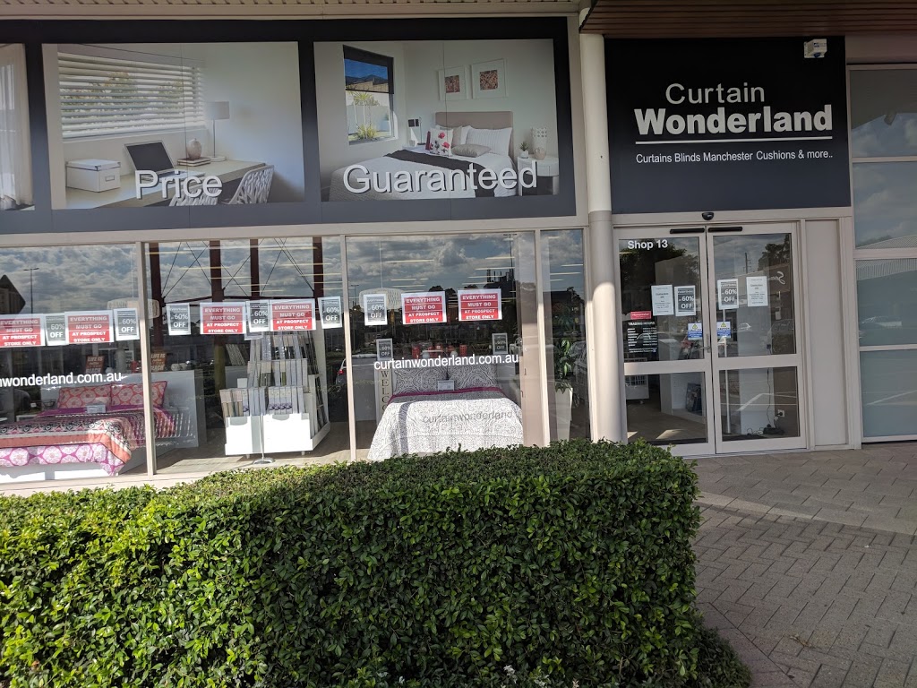 Curtain Wonderland Prospect (Shop 13) Opening Hours