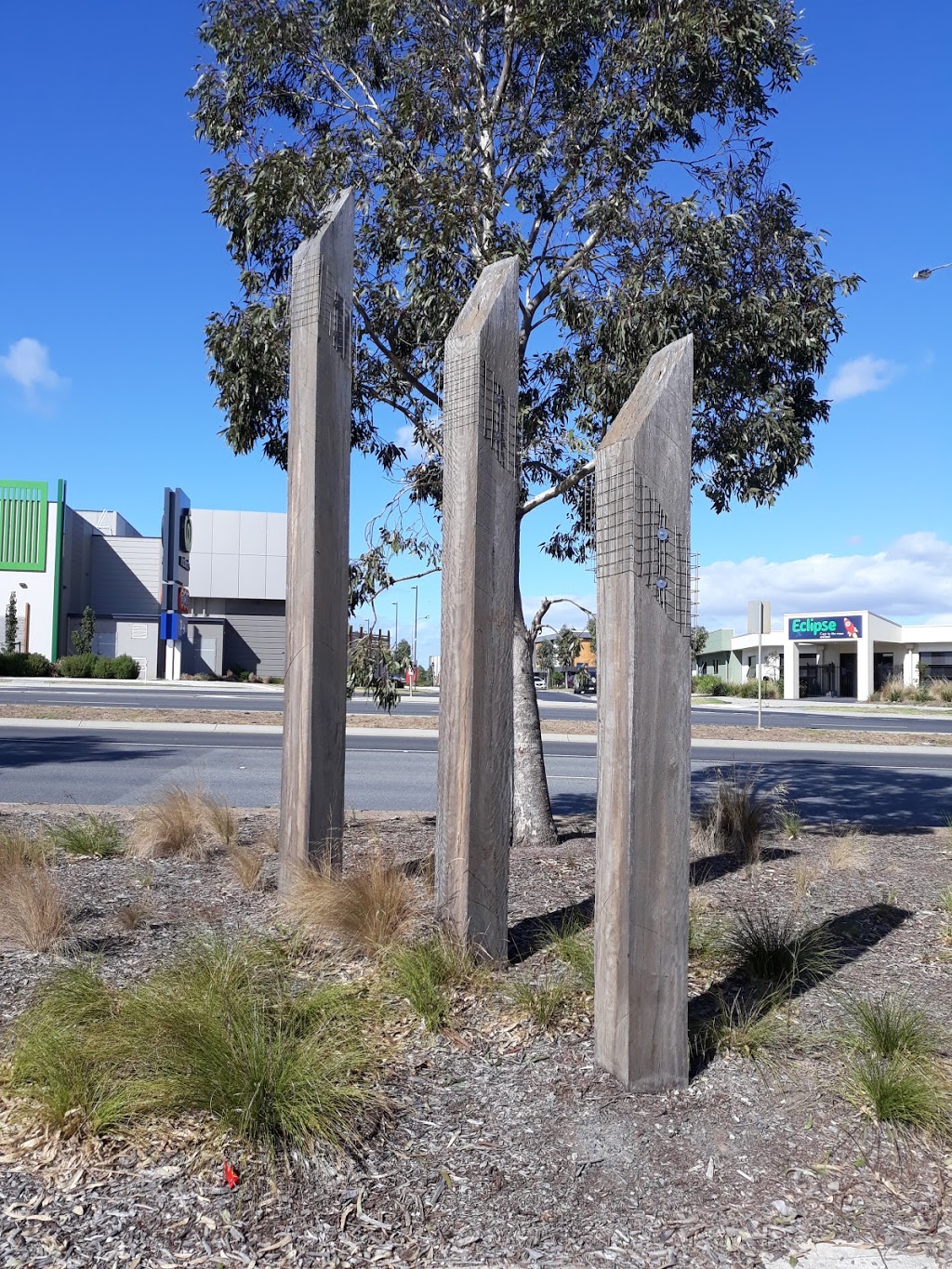 Cascades On Clyde Wood Sculptures -Wetlands | 241E Linsell Blvd, Clyde North VIC 3978, Australia