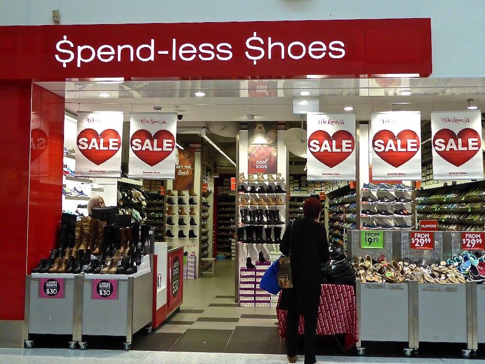 Spendless Shoes | shoe store | Corner Morala Ave & Lae Drive, Shop GF038, Runaway Bay Shopping Centre, Runaway Bay QLD 4216, Australia | 0755289144 OR +61 7 5528 9144