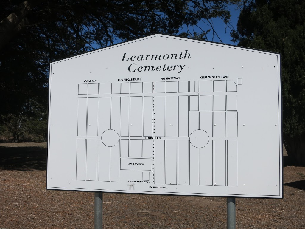 Learmonth Cemetery | cemetery | Learmonth VIC 3352, Australia | 0353205500 OR +61 3 5320 5500