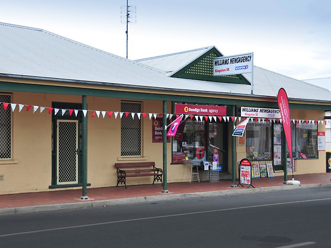 Williams Kingston SE Newsagency | bank | 26 Agnes St, Kingston SE SA 5275, Australia | 0887672403 OR +61 8 8767 2403