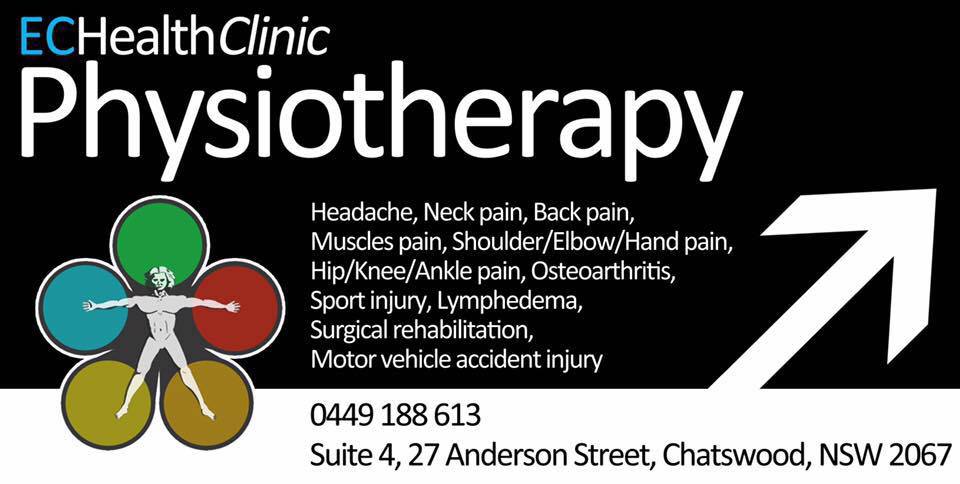 EC Health Clinic | physiotherapist | 4/27 Anderson St, Chatswood NSW 2067, Australia | 0449188613 OR +61 449 188 613