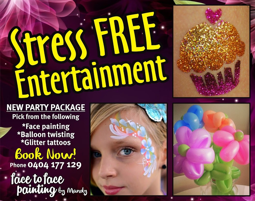 Face to face painting by Mandy | Calliope St, Eagleby QLD 4207, Australia | Phone: 0404 177 129