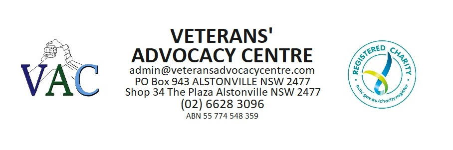 Veterans Advocacy Centre | local government office | Shop 34, The Plaza, Alstonville NSW 2477, Australia | 0266283096 OR +61 2 6628 3096