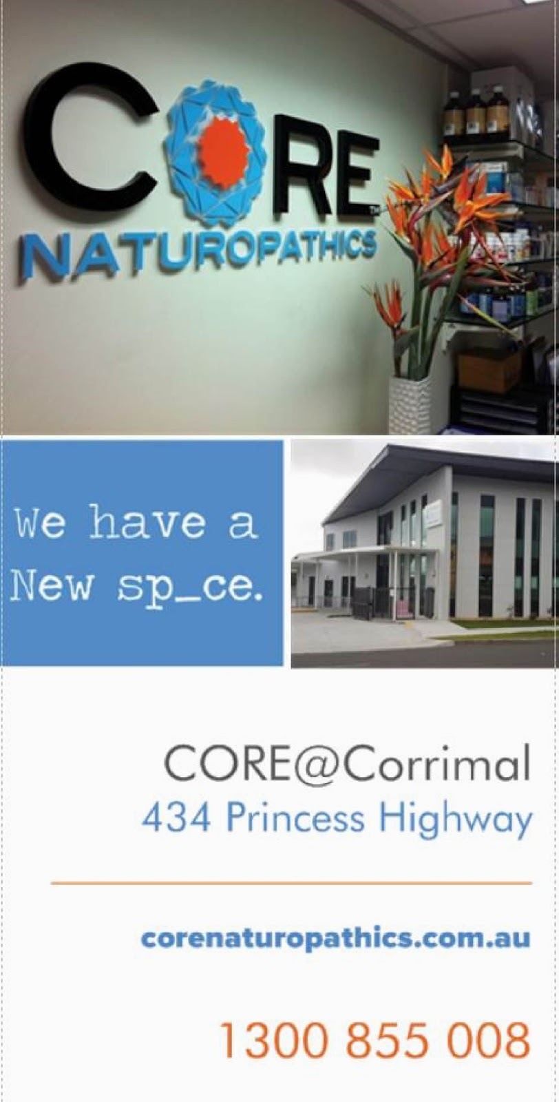 Core Naturopathics | 1/434 Princess Highway, Corrimal NSW 2518, Australia | Phone: 1300 855 008