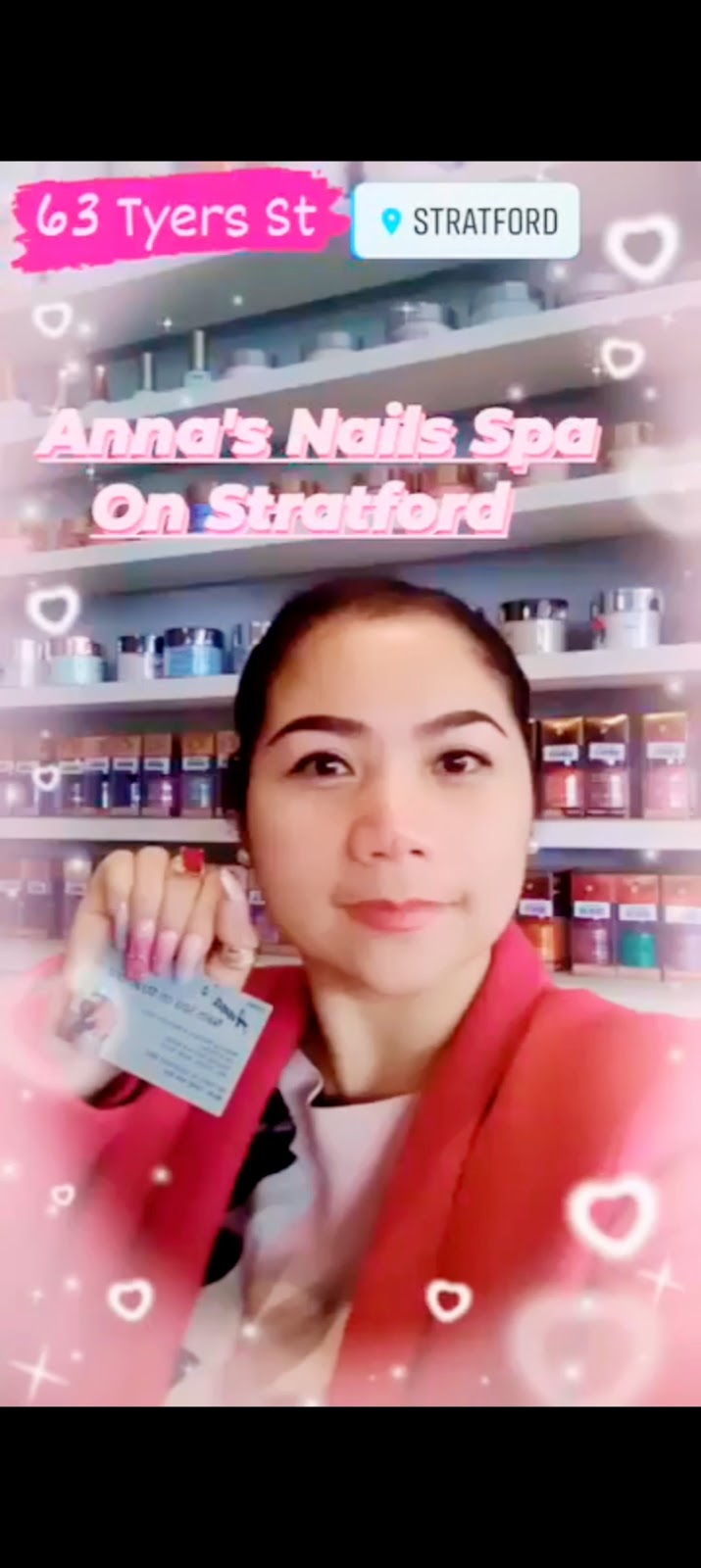 Annas nails spa on Stratford | 63 Tyers St, Stratford VIC 3862, Australia | Phone: 0448 608 865