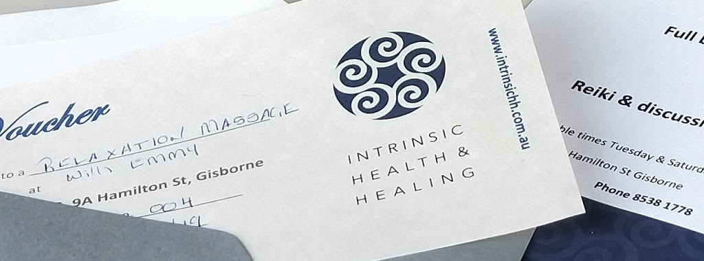 Intrinsic Health & Healing | Shop B/9A Hamilton St, Gisborne VIC 3437, Australia | Phone: (03) 8538 1778