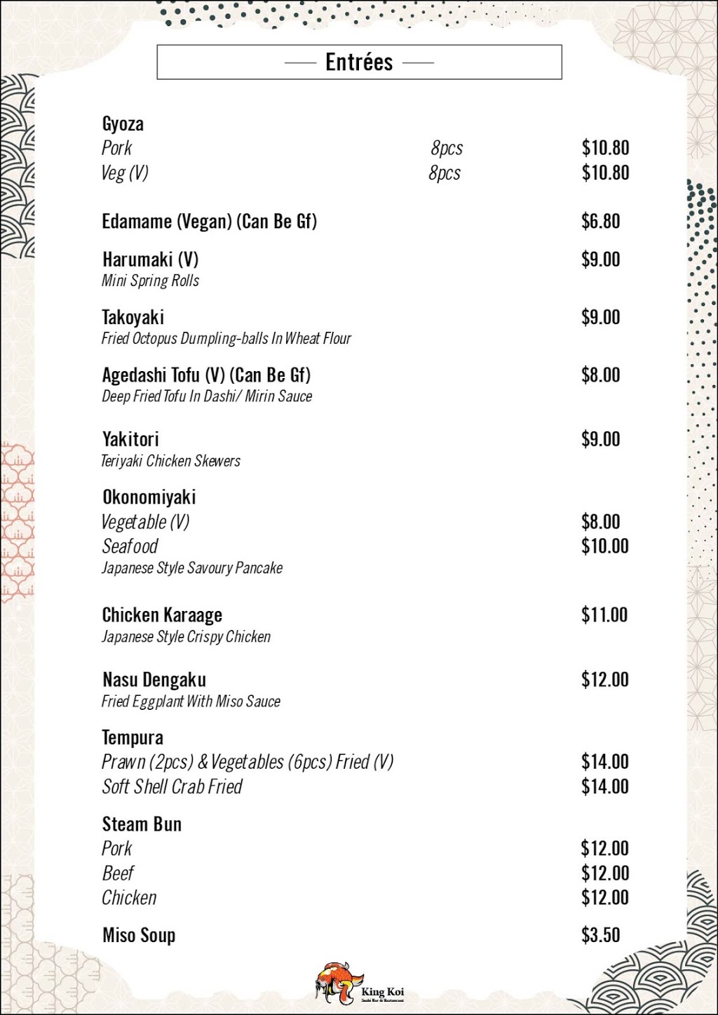 King Koi sushi bar & restaurant | shop 9/62 The Terrace, Ocean Grove VIC 3226, Australia | Phone: (03) 4202 2273