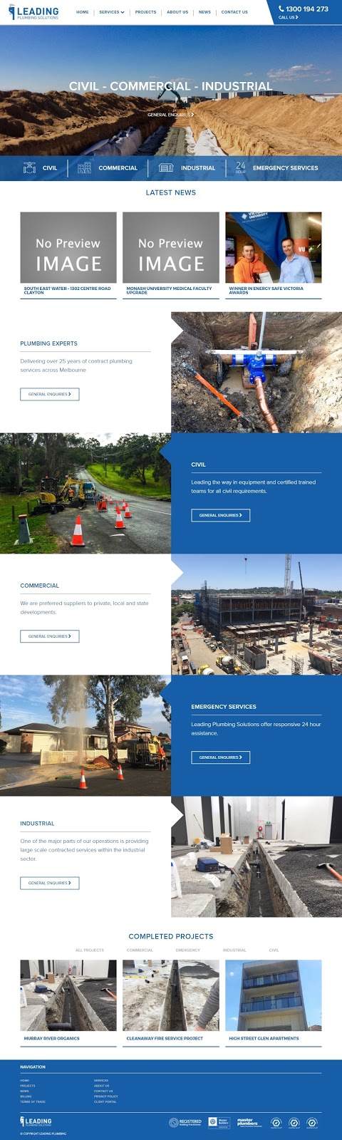 Leading Plumbing Solutions | plumber | 13 Tereddan Drive, Kilsyth South, Melbourne VIC 3137, Australia | 1300194273 OR +61 1300 194 273