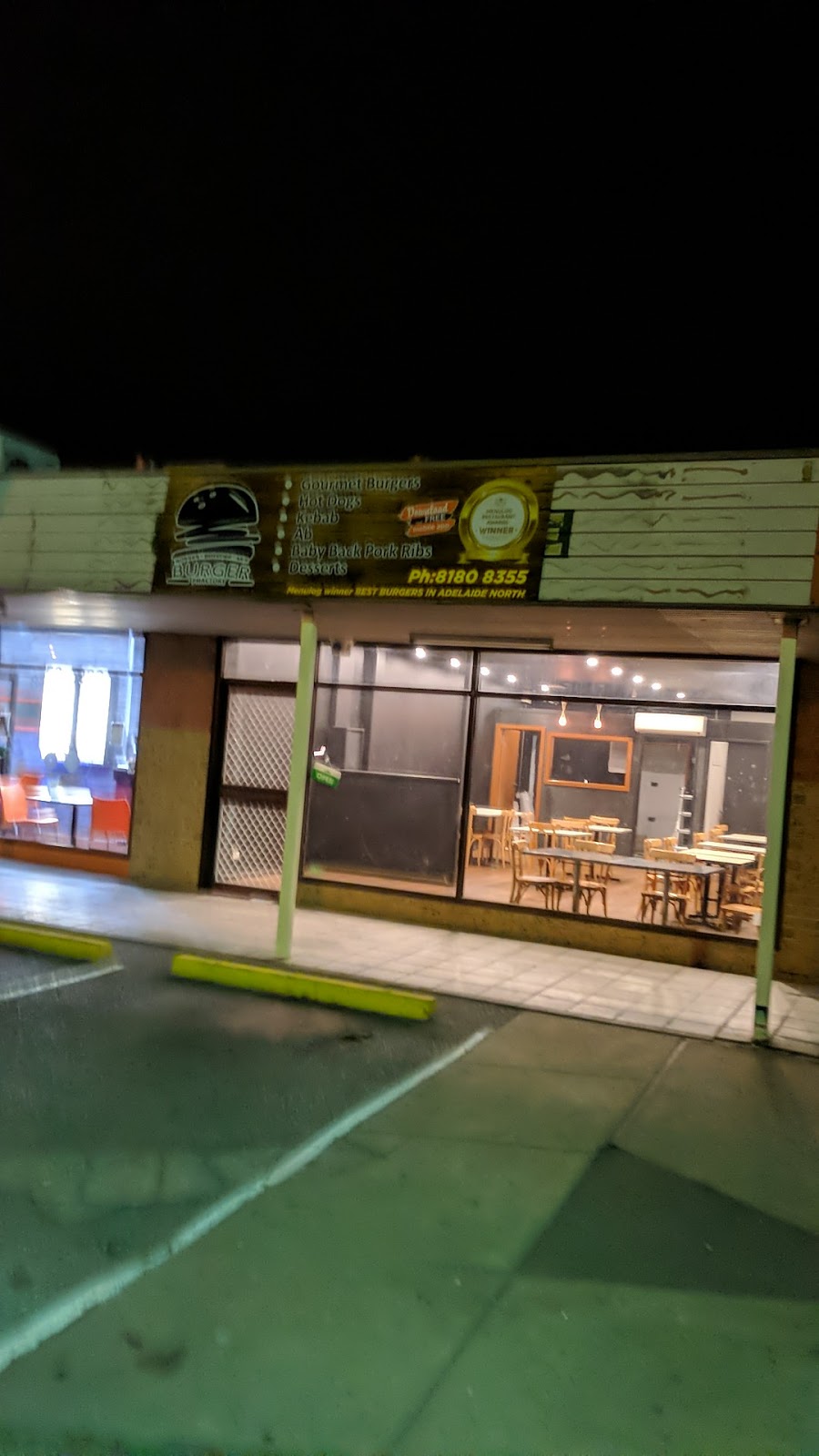 Burger Phactory | restaurant | 120 Waterloo Corner Rd, Paralowie SA 5108, Australia | 0882501289 OR +61 8 8250 1289