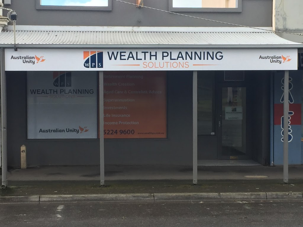 Wealth Planning Solutions | insurance agency | 13 Mercer St, Geelong VIC 3220, Australia | 0352249600 OR +61 3 5224 9600