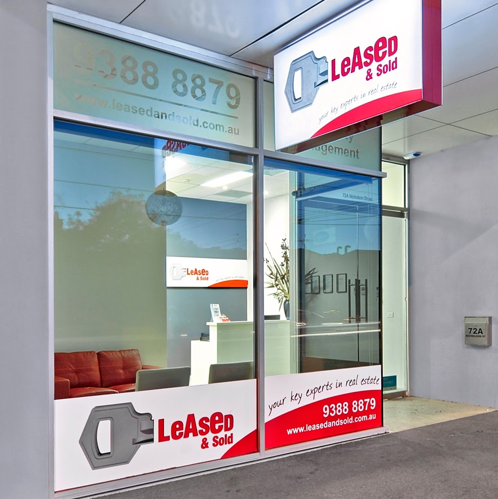 Leased & Sold Estate Agents | real estate agency | 72A Nicholson St, Brunswick East VIC 3057, Australia | 0393888879 OR +61 3 9388 8879