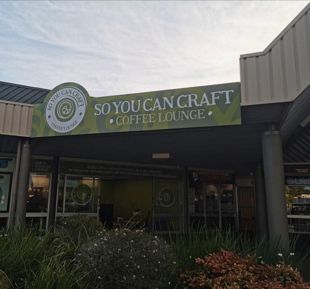 So You Can Craft Coffee Lounge | Shop 9/238A Taylor St, Newtown QLD 4350, Australia | Phone: 0457 449 702