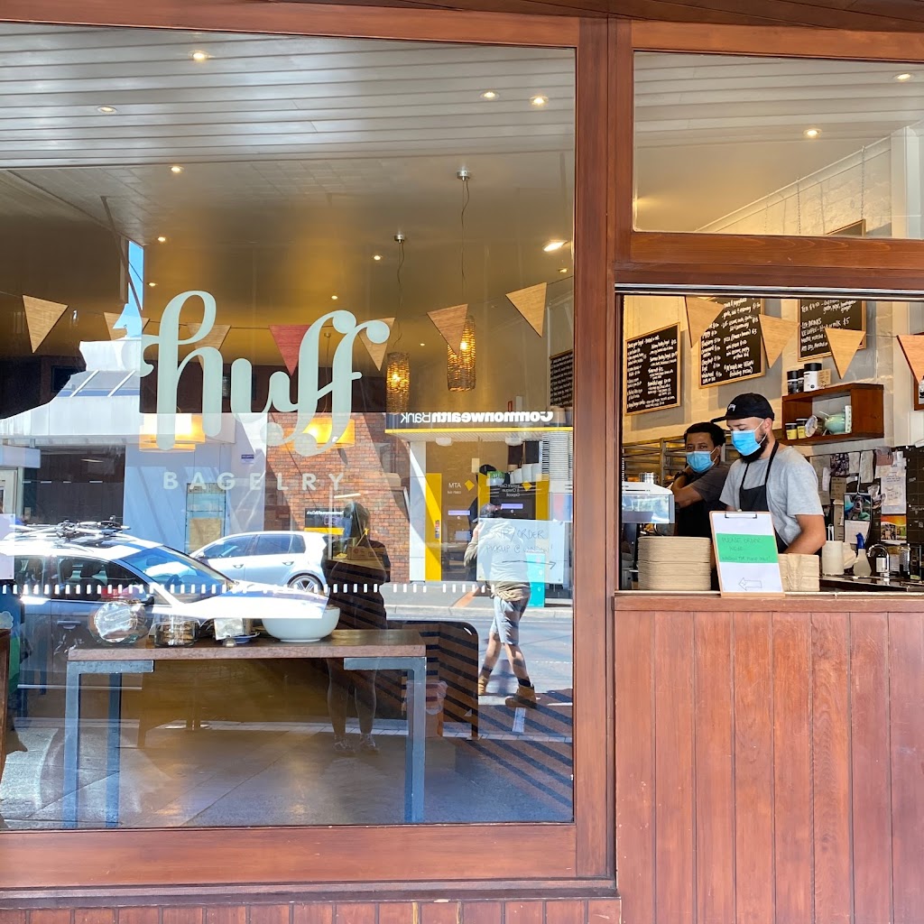 Huff Bagelry | bakery | 112 Koornang Rd, Carnegie VIC 3163, Australia | 0395683866 OR +61 3 9568 3866