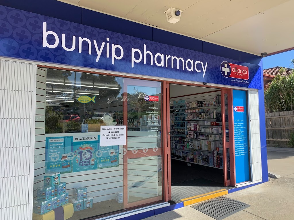 Bunyip Pharmacy | pharmacy | 19 High St, Bunyip VIC 3815, Australia | 0356295407 OR +61 3 5629 5407